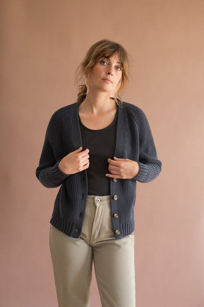 Chaqueta corta Golah gris azulado