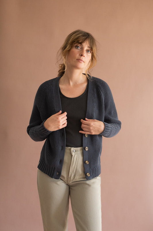 Chaqueta corta Golah gris azulado