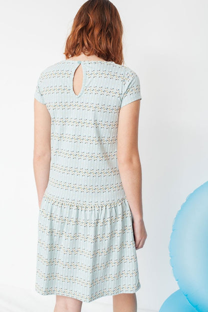 Miranda Charleston-style dress in arrow print