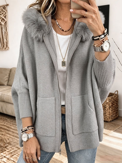 Serena - Chaqueta de punto con capucha