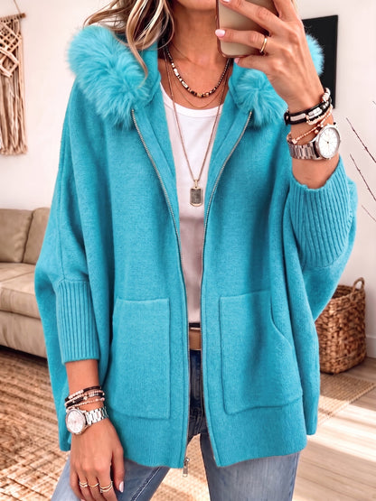 Serena - Chaqueta de punto con capucha